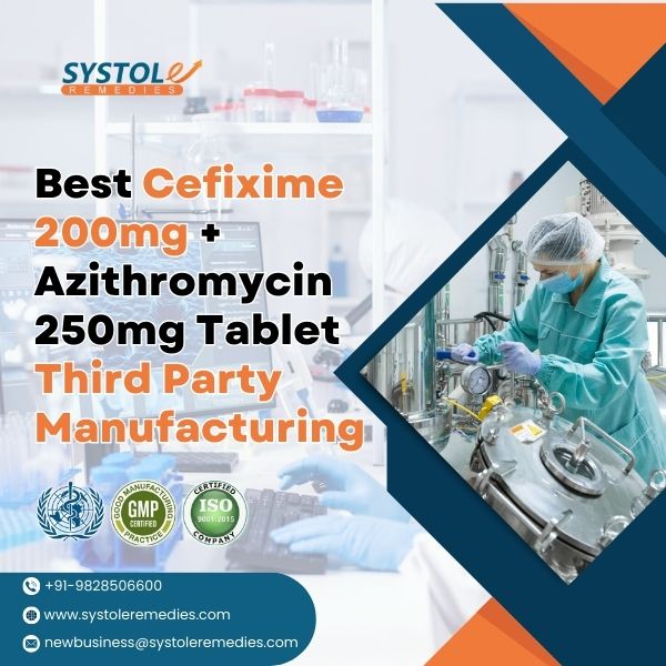 citriclabs|Best Cefixime 200mg with Azithromycin 250mg Tablet Third Party Manufacturing 