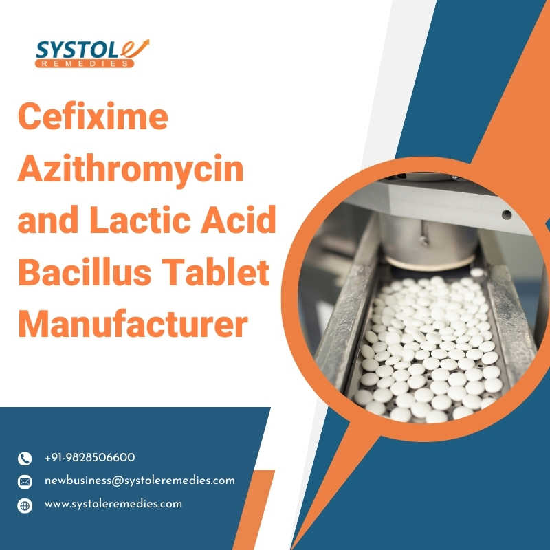 citriclabs|Cefixime Azithromycin and Lactic Acid Bacillus Tablet Manufacturer 