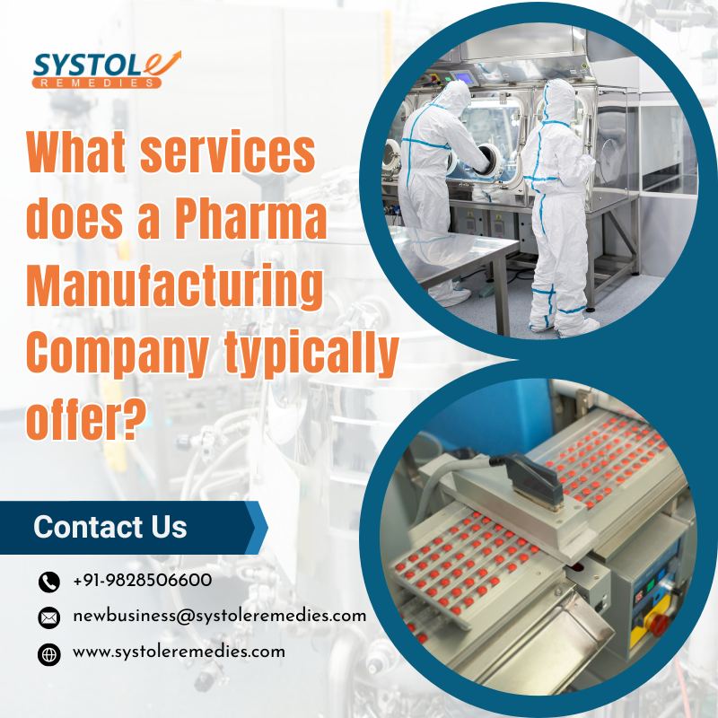 citriclabs|What services does a Pharma Manufacturing Company typically offer? 